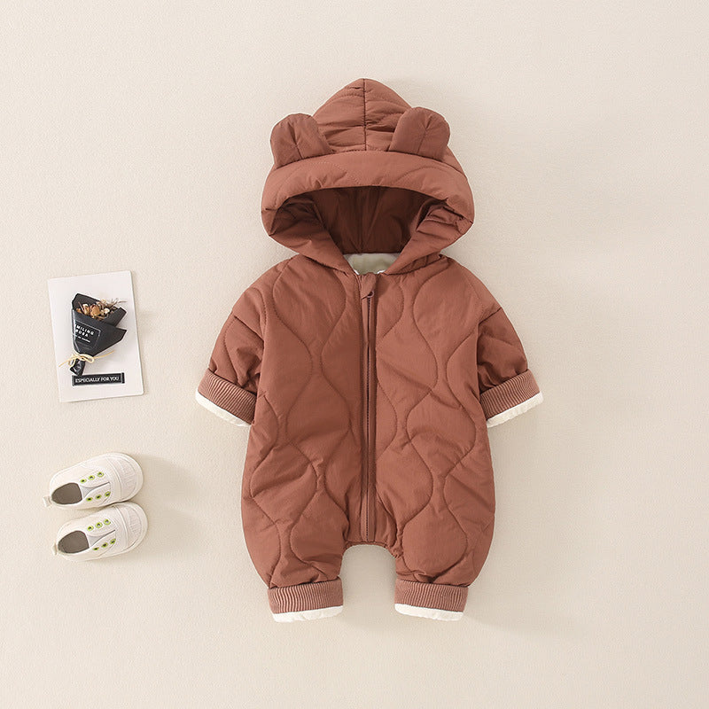 Baby Winter Hooded Rompers