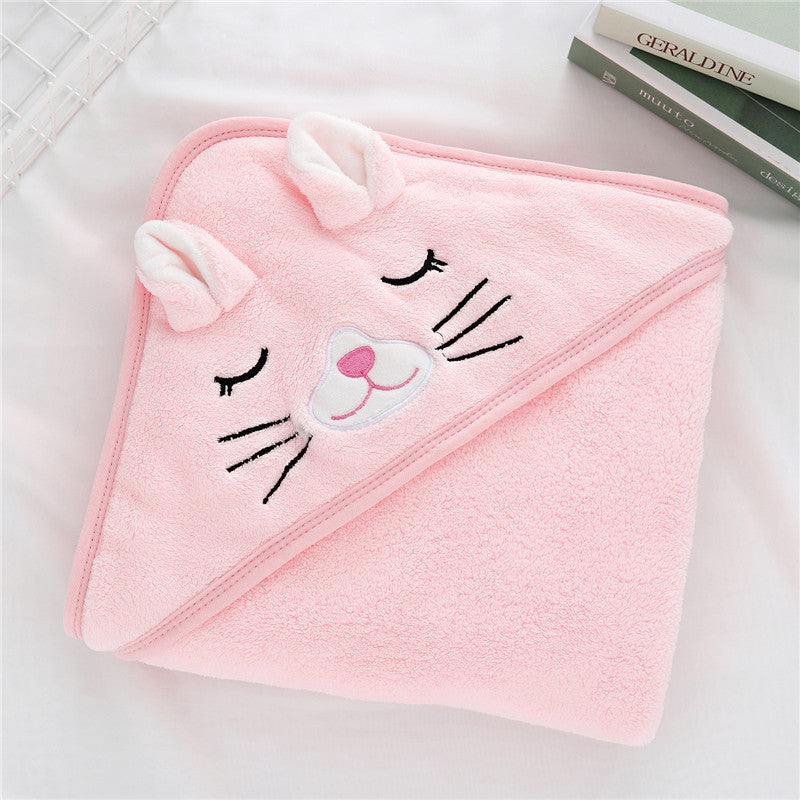 Hooded Animals Baby Towel with Ears