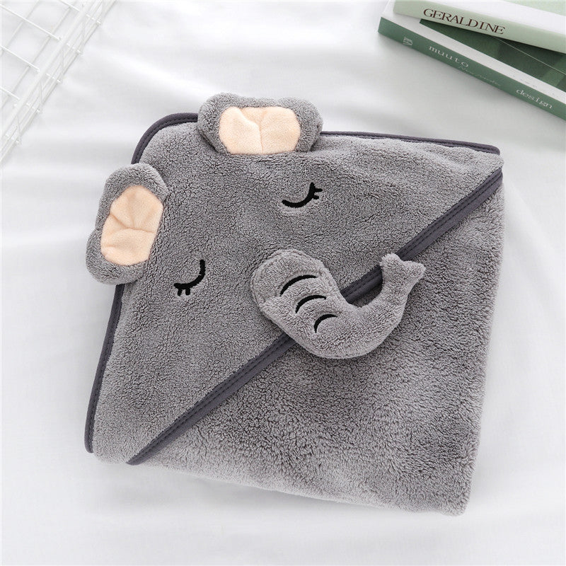 Hooded Animals Baby Towel with Ears