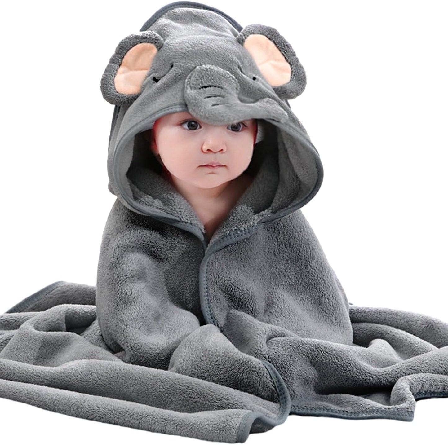Hooded Animals Baby Towel with Ears