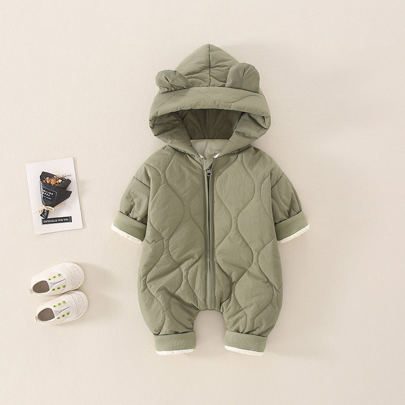 Baby Winter Hooded Rompers
