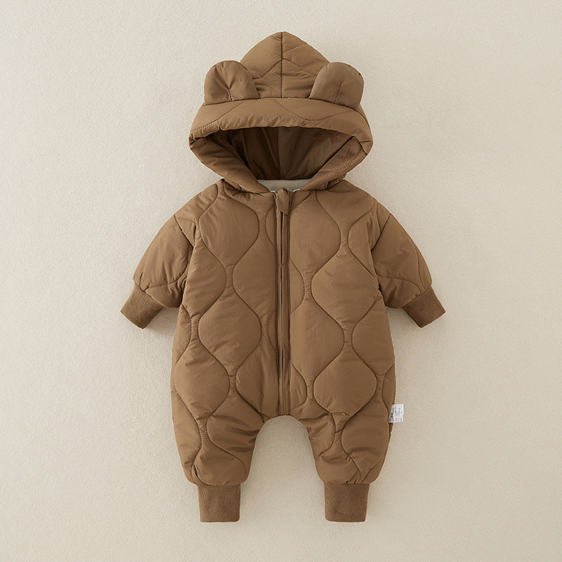Baby Winter Hooded Rompers