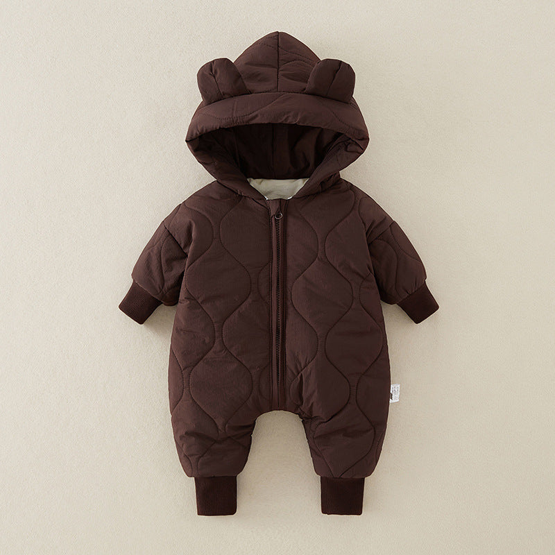 Baby Winter Hooded Rompers