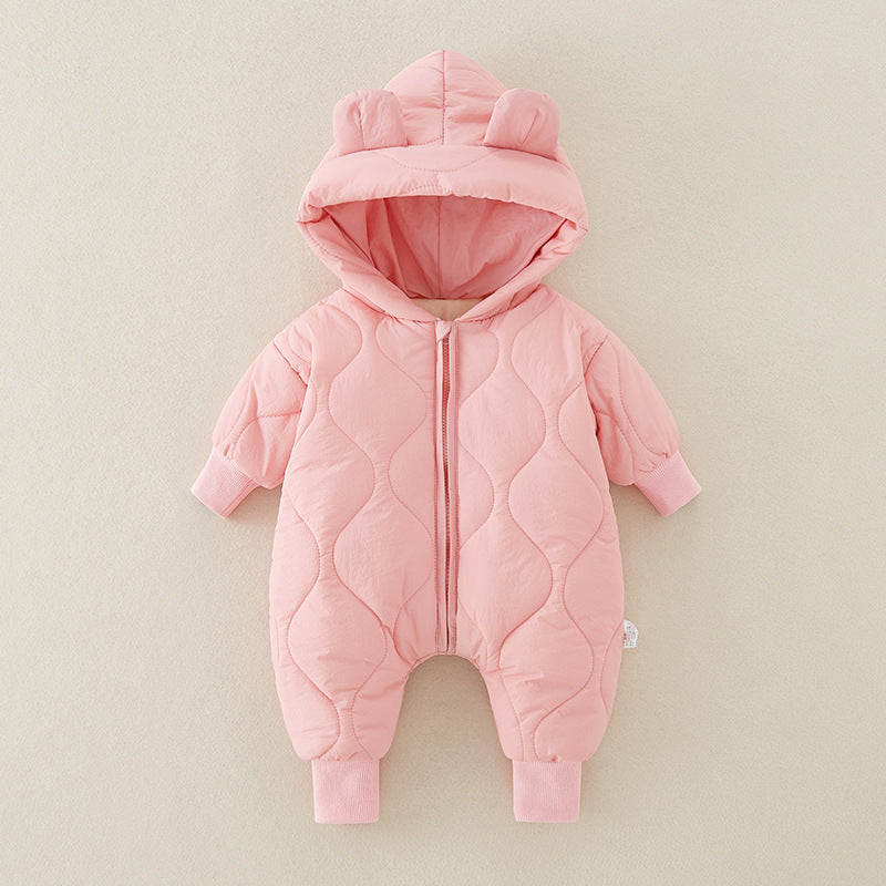 Baby Winter Hooded Rompers