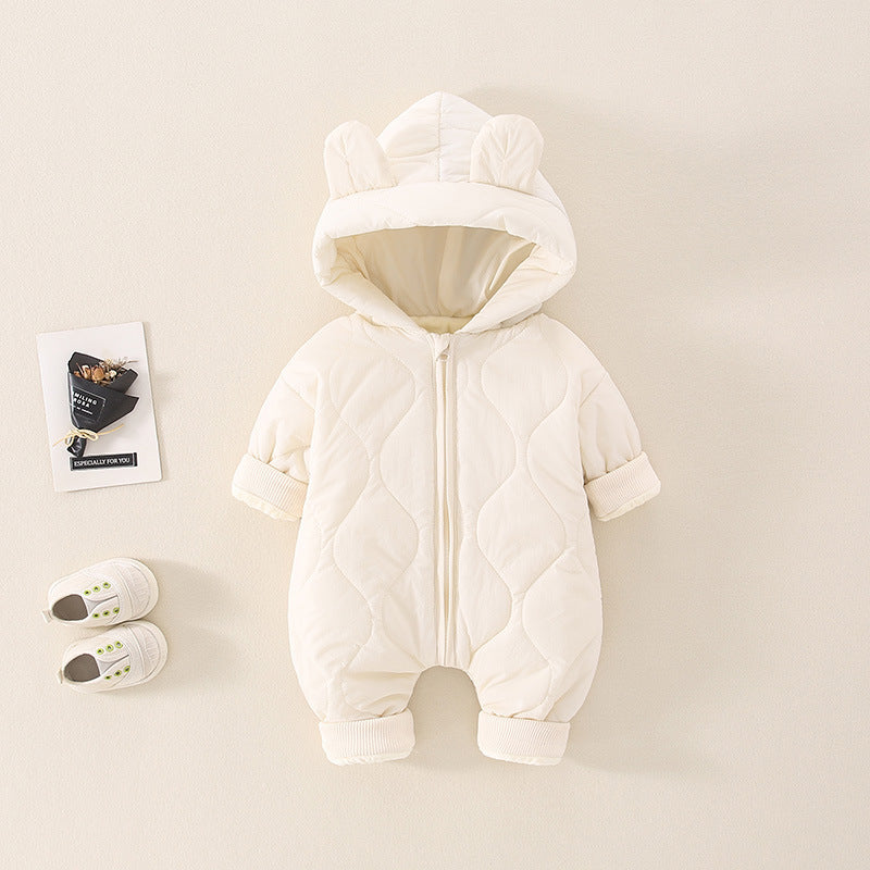 Baby Winter Hooded Rompers