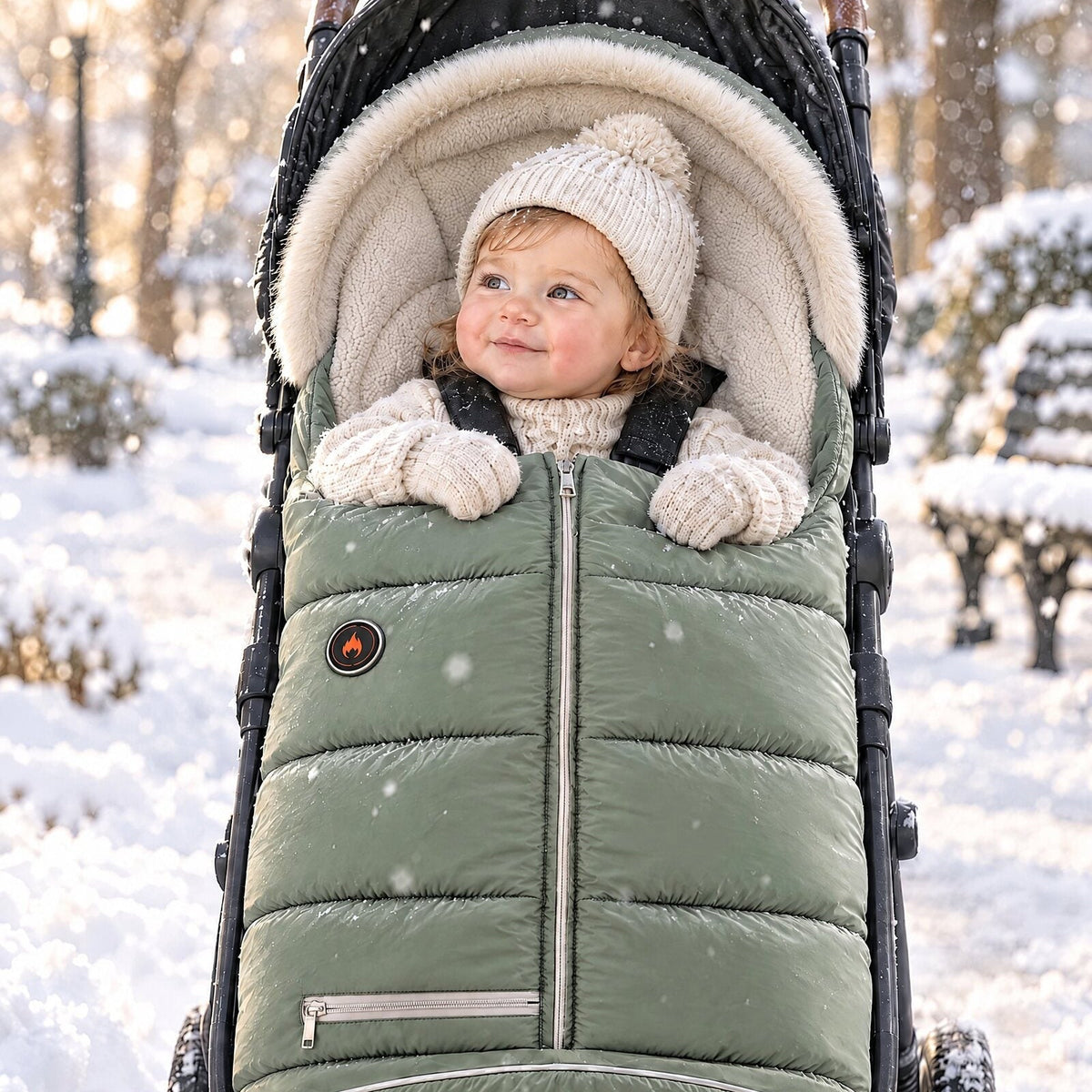 My Little Essentials™ Heated Stroller Footmuff