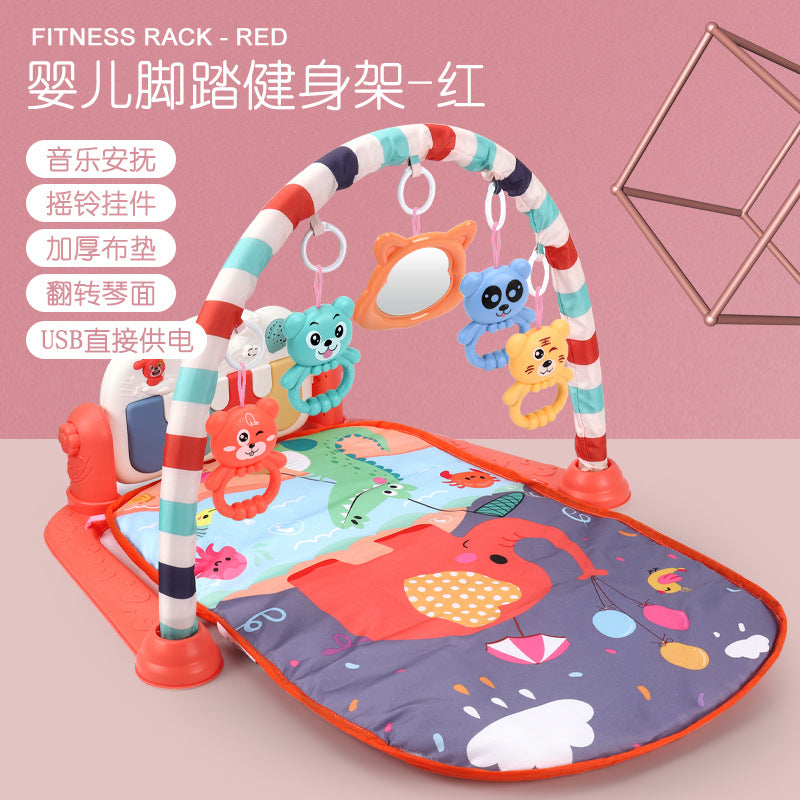 Baby Pedal Piano Music & Fitness Play Mat – Ideal for 0-12 Months, Infant Crawling & Developmental Toy