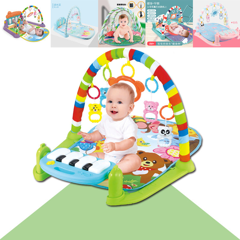 Baby Pedal Piano Music & Fitness Play Mat – Ideal for 0-12 Months, Infant Crawling & Developmental Toy