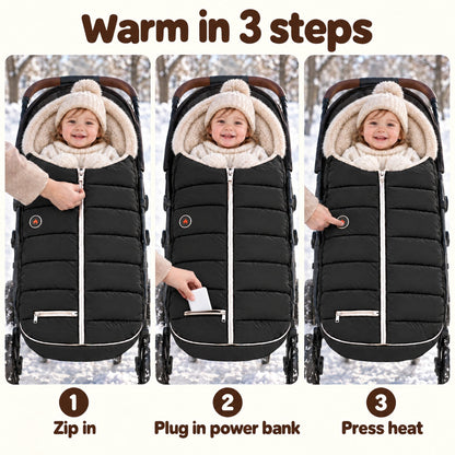 My Little Essentials™ Heated Stroller Footmuff