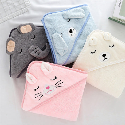 Hooded Animals Baby Towel with Ears