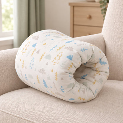 My Little Essentials™ Feeding Arm Pillow — Forest Trees, nursery lifestyle photograph