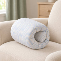 Blue Wavy Stripes