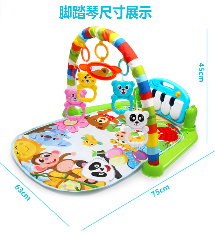 Baby Pedal Piano Music & Fitness Play Mat – Ideal for 0-12 Months, Infant Crawling & Developmental Toy