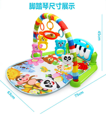 Baby Pedal Piano Music & Fitness Play Mat – Ideal for 0-12 Months, Infant Crawling & Developmental Toy