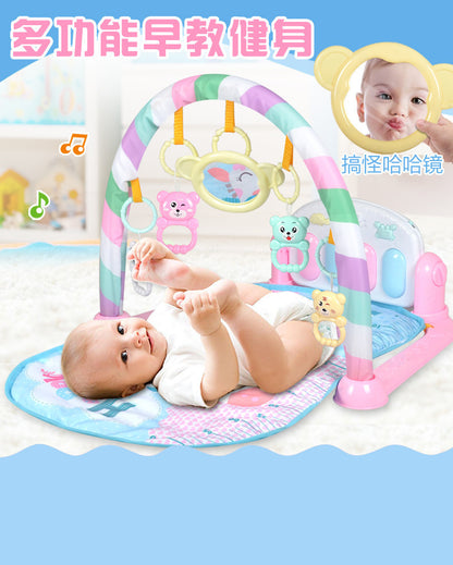 Baby Pedal Piano Music & Fitness Play Mat – Ideal for 0-12 Months, Infant Crawling & Developmental Toy