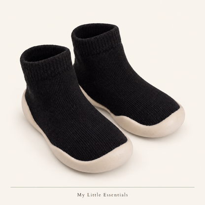 My Little Essentials Sock Shoes — Black