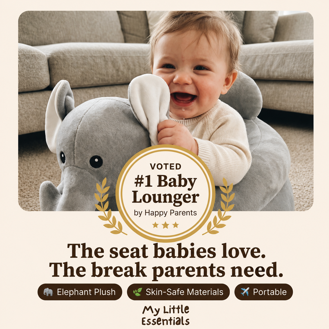 My Little Essentials™ Baby Lounger
