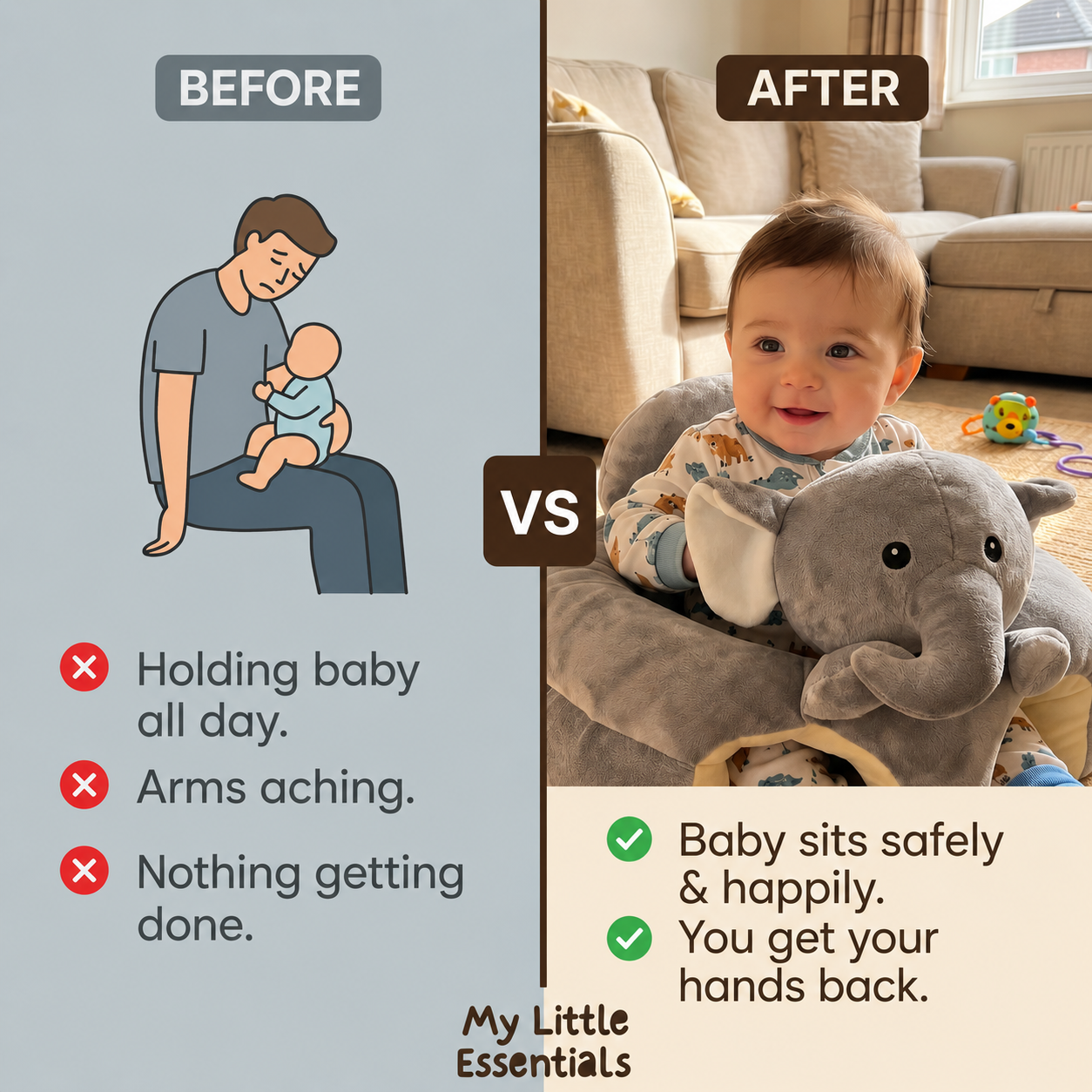 My Little Essentials™ Baby Lounger