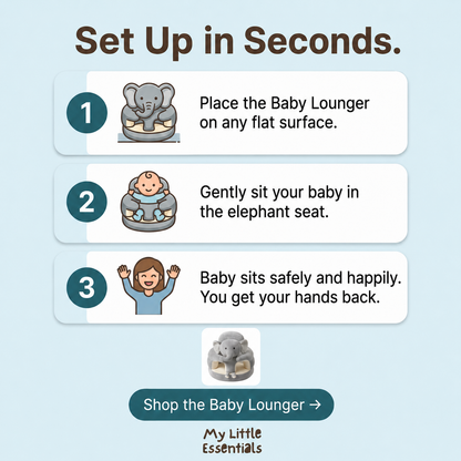 My Little Essentials™ Baby Lounger