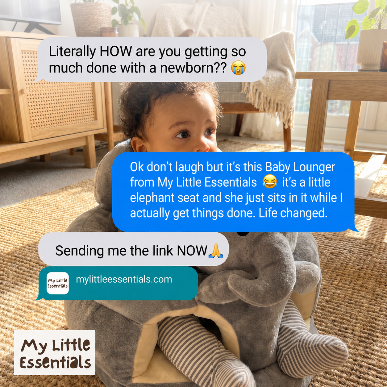 My Little Essentials™ Baby Lounger