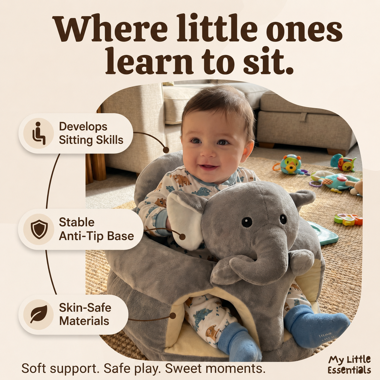 My Little Essentials™ Baby Lounger
