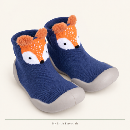 My Little Essentials Sock Shoes — Fox blue