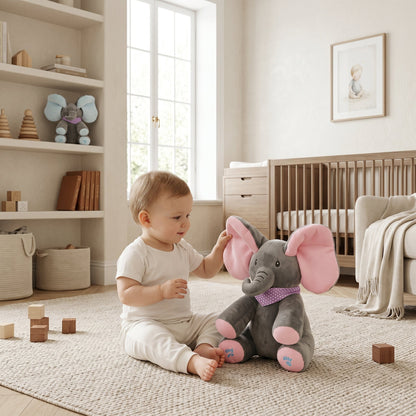 My Little Essentials™ Peek-a-Boo Elephant Plush Toy