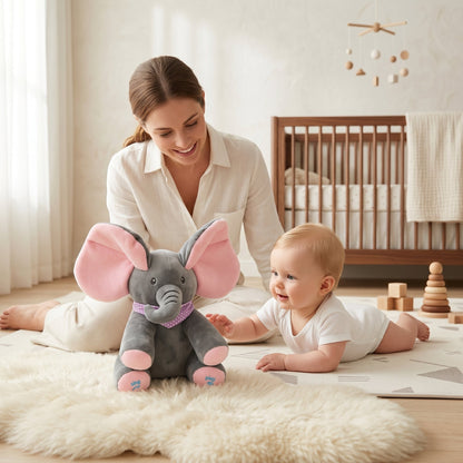 My Little Essentials™ Peek-a-Boo Elephant Plush Toy