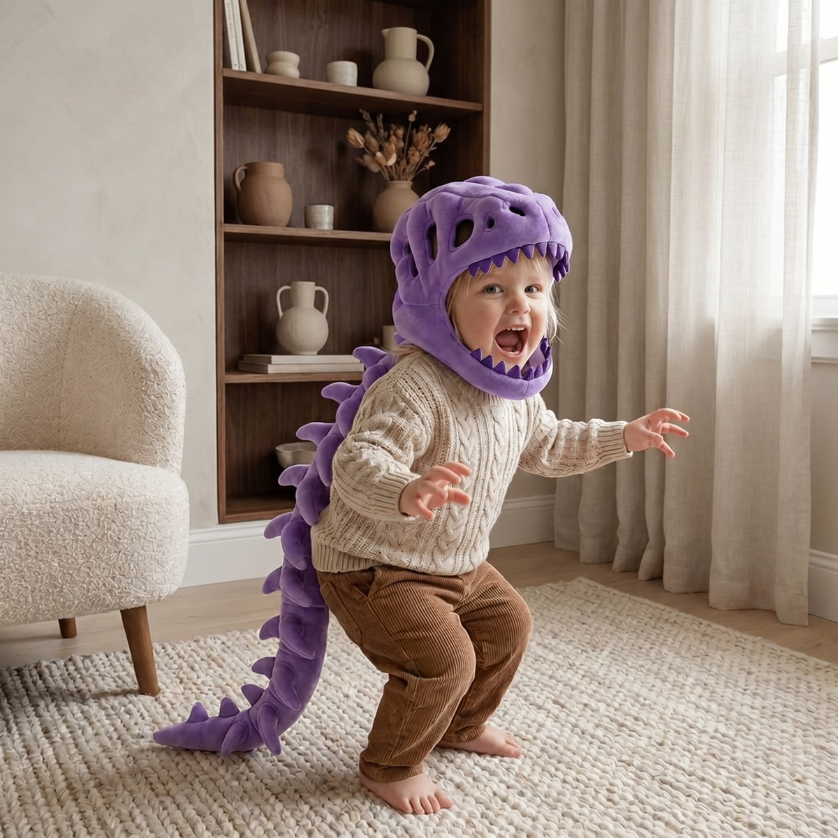My Little Essentials™ Dino Plush Hoodie