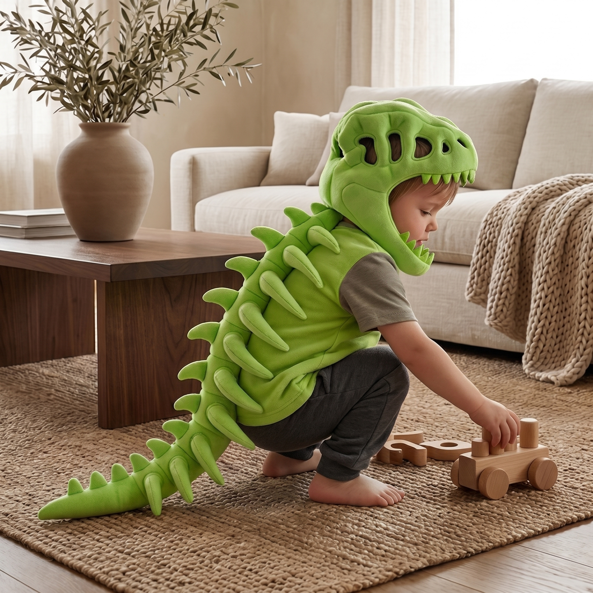 My Little Essentials™ Dino Plush Hoodie