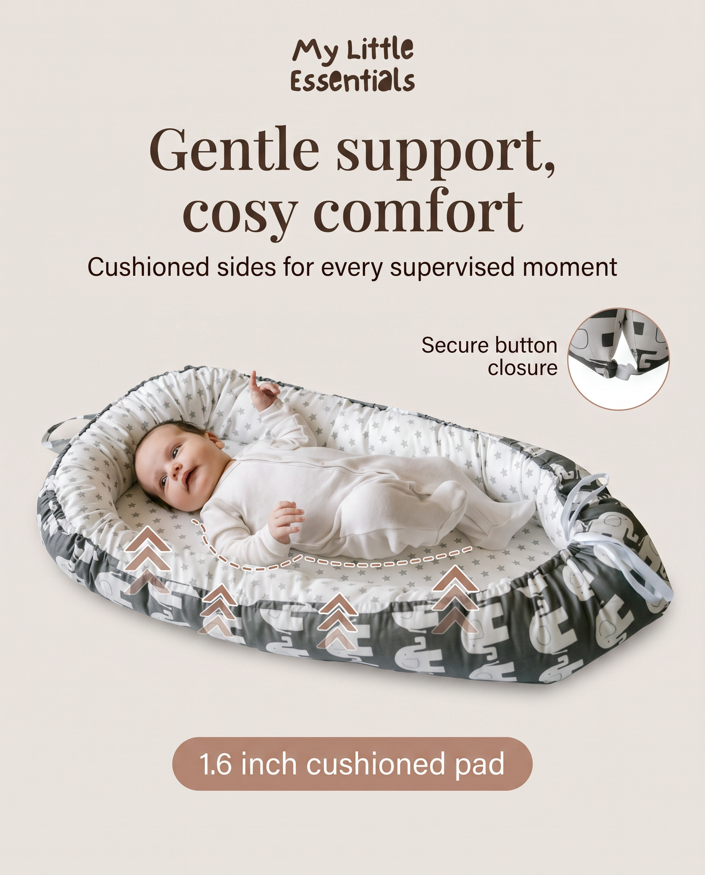 My Little Essentials™ CozyNest Lounger