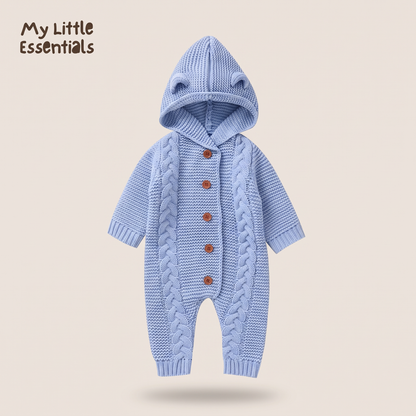 My Little Essentials™ Hooded Knitted Jumpsuit