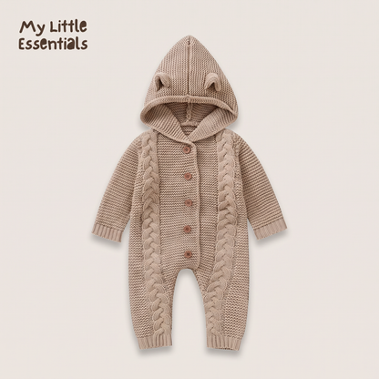 My Little Essentials™ Hooded Knitted Jumpsuit