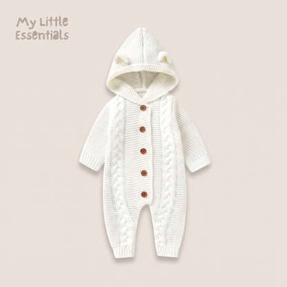 My Little Essentials™ Hooded Knitted Jumpsuit