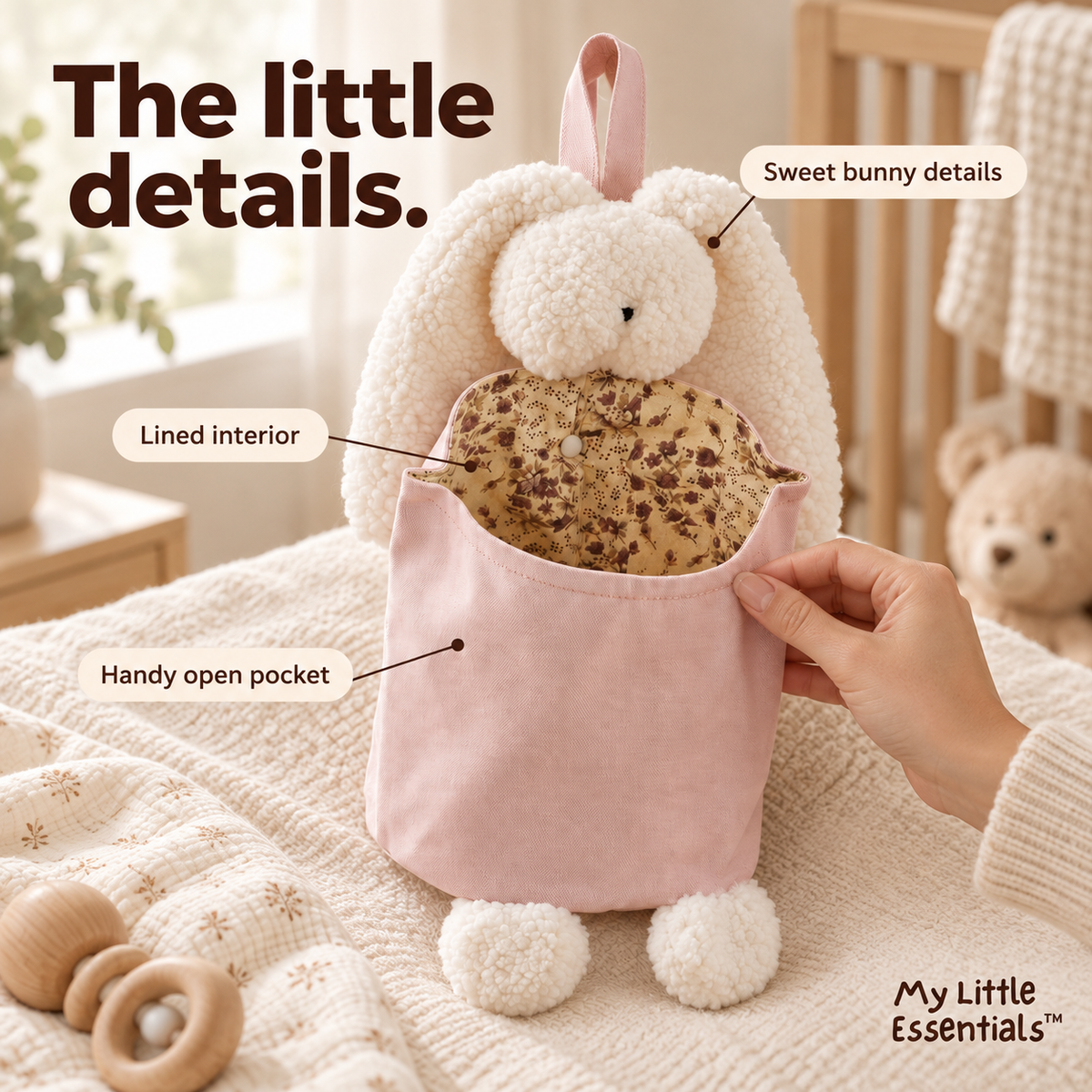 Nook Crib Storage Caddy — My Little Essentials product detail