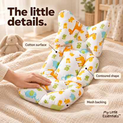 Breathable Head Support Stroller Pad — My Little Essentials product detail