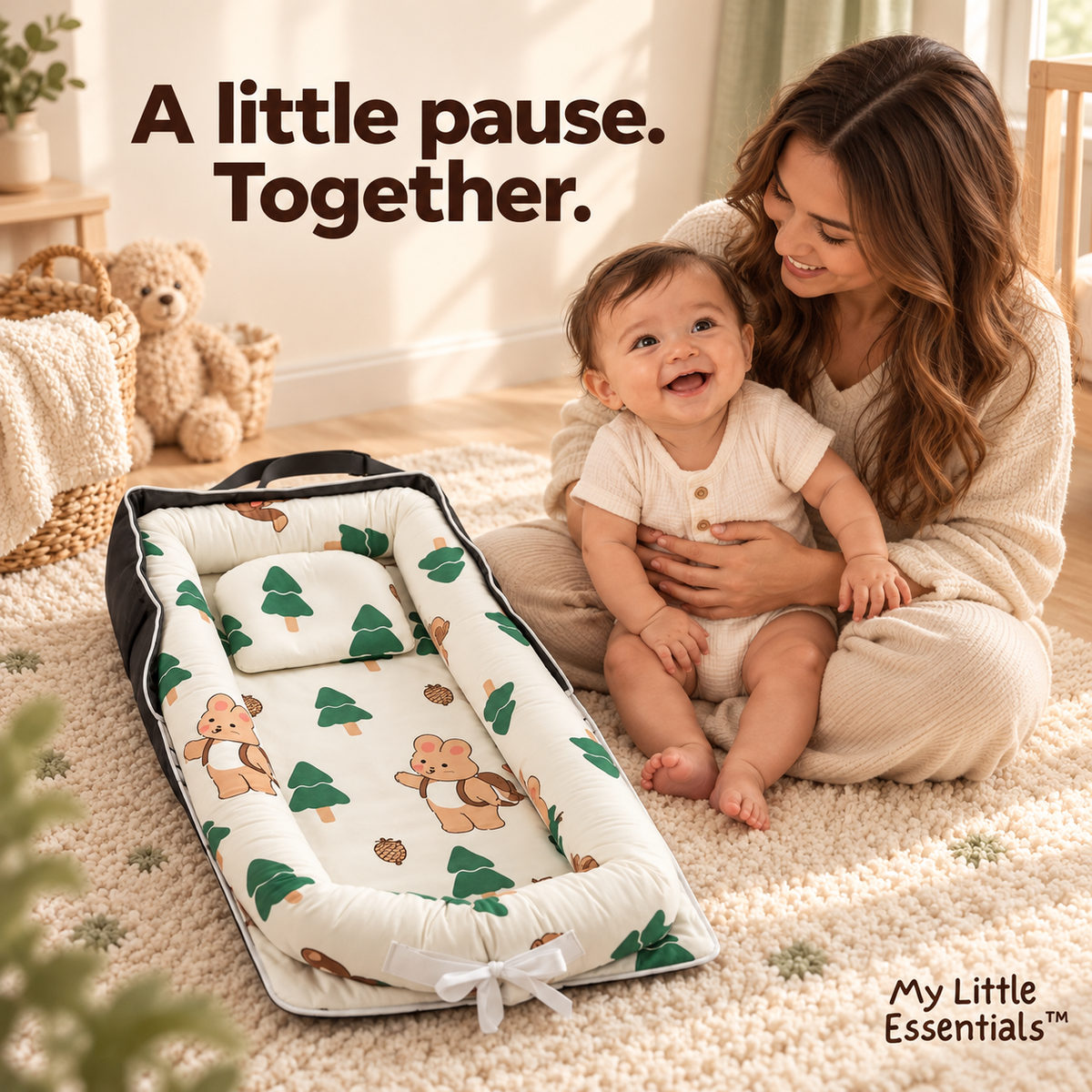 Haven Baby Lounger — My Little Essentials lifestyle hero
