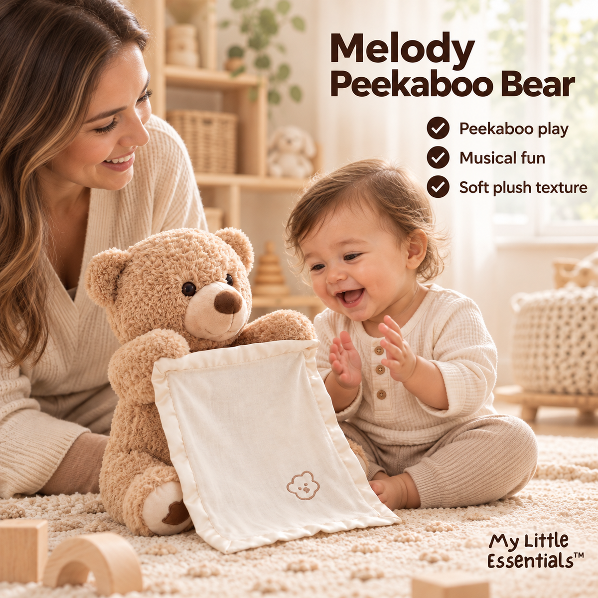 Melody Peekaboo Bear — My Little Essentials benefits