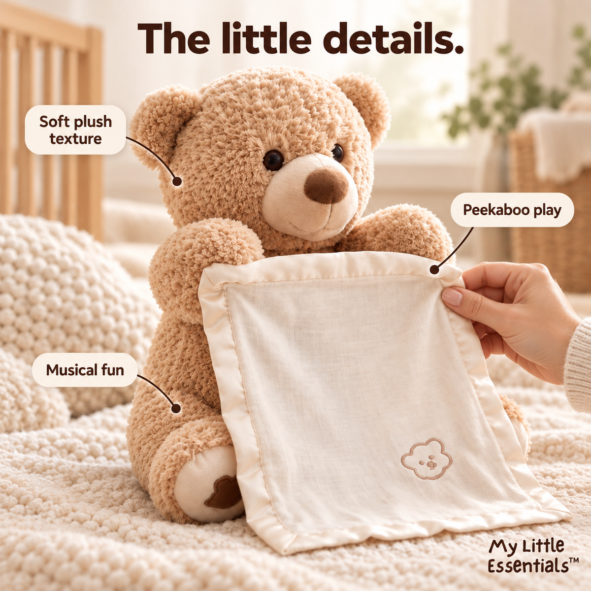 Melody Peekaboo Bear — My Little Essentials product detail