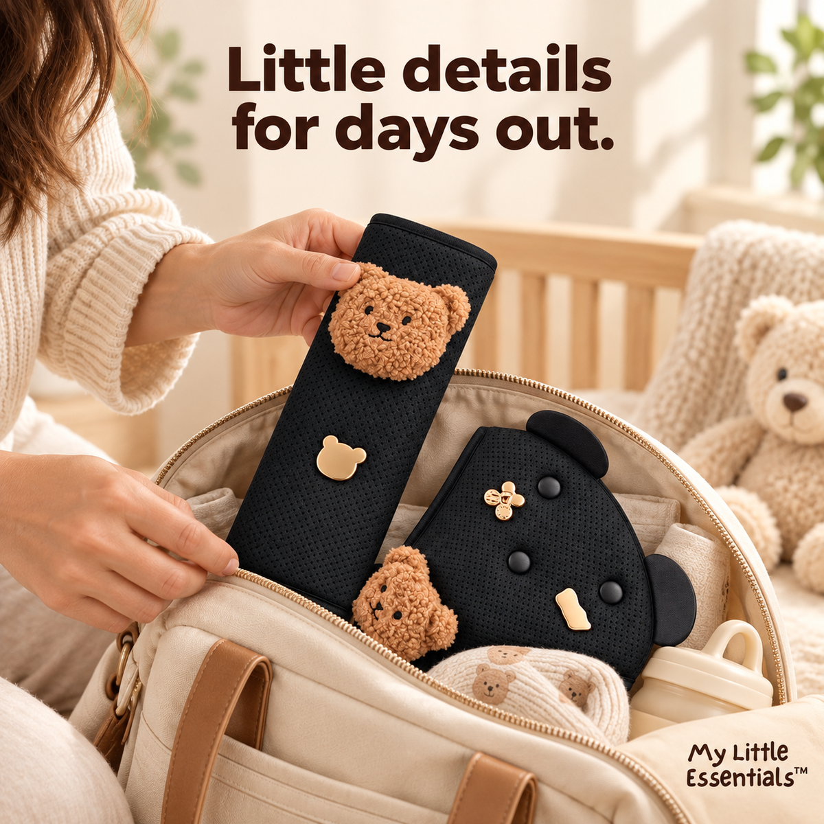 Journey Seat Belt Pad — My Little Essentials lifestyle hero