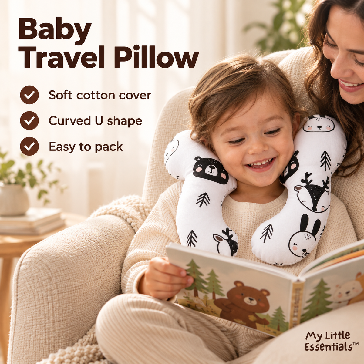 Baby Travel Pillow — My Little Essentials benefits