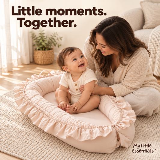 Snuggle Nest Baby Lounger — My Little Essentials lifestyle hero