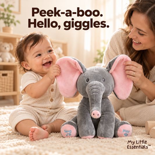 Peek-a-Boo Elephant Plush Toy — My Little Essentials lifestyle hero